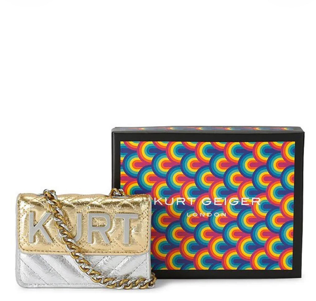 Micro Kensington Metallic Kurt Crossbody Bag