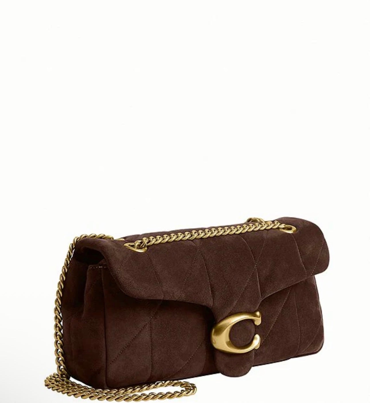 Tabby 26 Quilted Suede Shoulder Bag