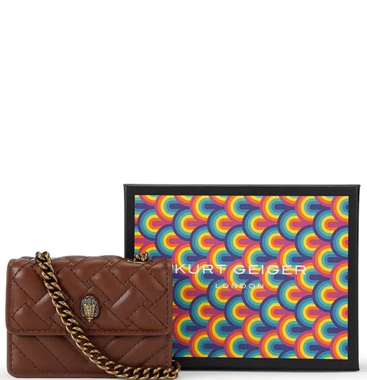 Kurt Geiger London (Micro Kensington Quilted Crossbody)